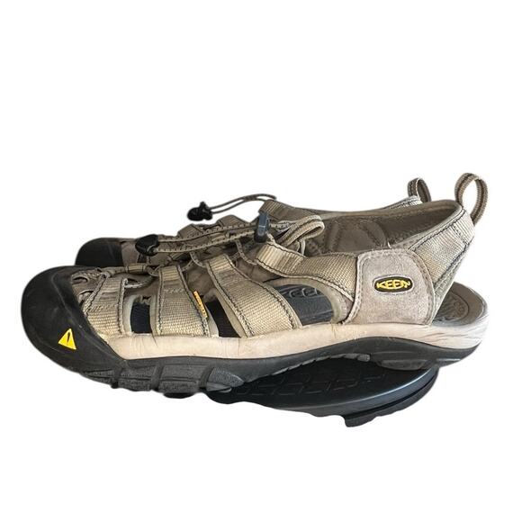 Mens Keen Newport H2 Polyester Waterproof Hiking Slip-On Sandals Size 11.5 Brown - Picture 1 of 5